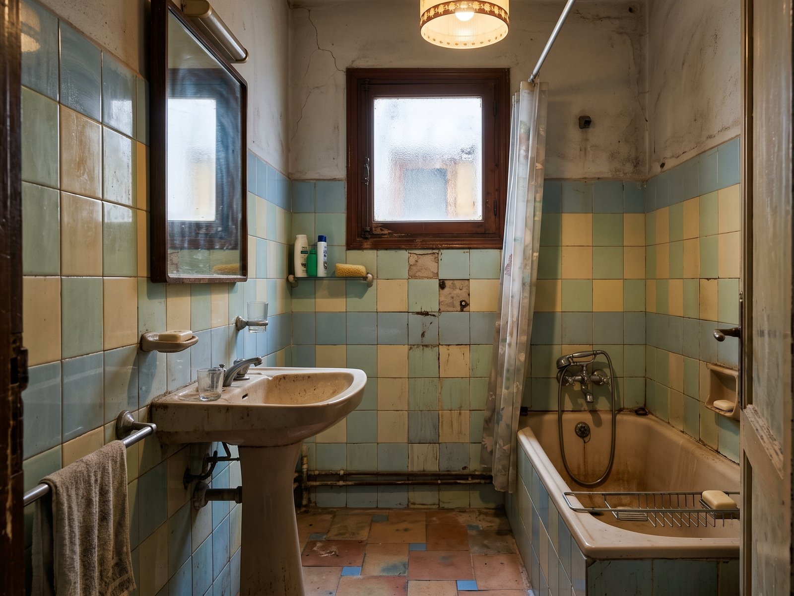 Baño en suite después de la reforma en Los Remedios, Sevilla